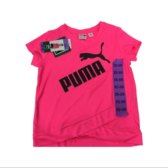 PUMA Girls Tops Size XS 5/6 Set of 2 NWT - Picture 2 of 7